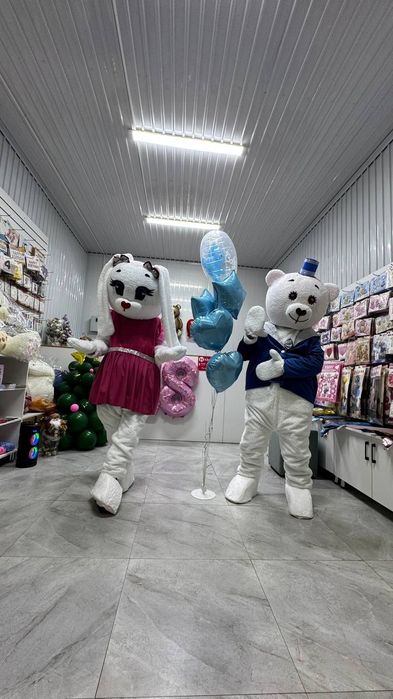 Тедди мишка  и Зайка Аниматор