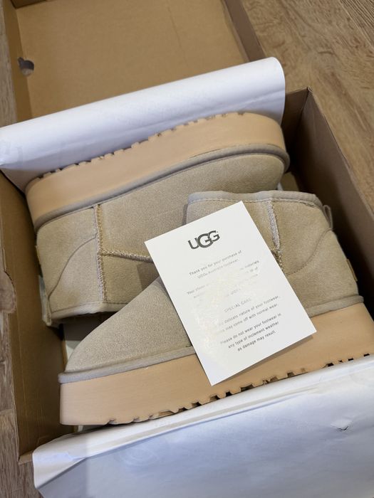 ugg ultra mini crem 38