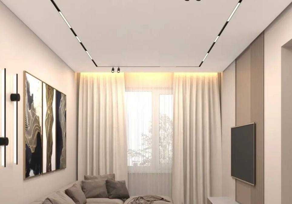 Натяжные Потолки Алматы Парящие Потолки Парящий с подсветкой Потолок