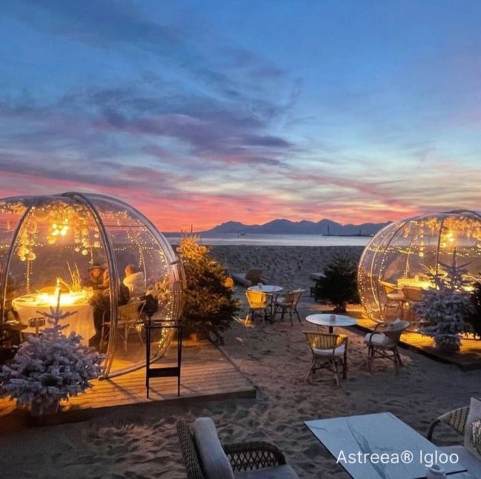 Иглу беседка за двор и градина