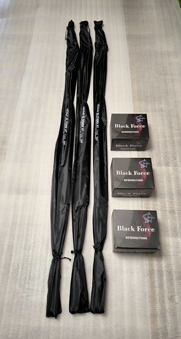 SET 3 Lansete Wind Blade ULTEGRA XT CARP 3.90m + 3 Mulinete FL BF 9000