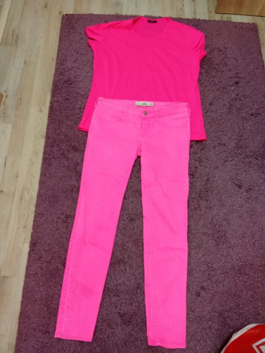 Уникални  цветове панталон и блузка