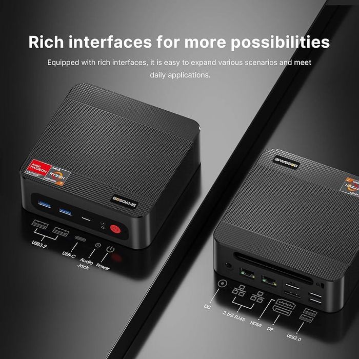 Bosgame P4 Ryzen 7 5825U 16/500GB Mini Pc Мини Пк