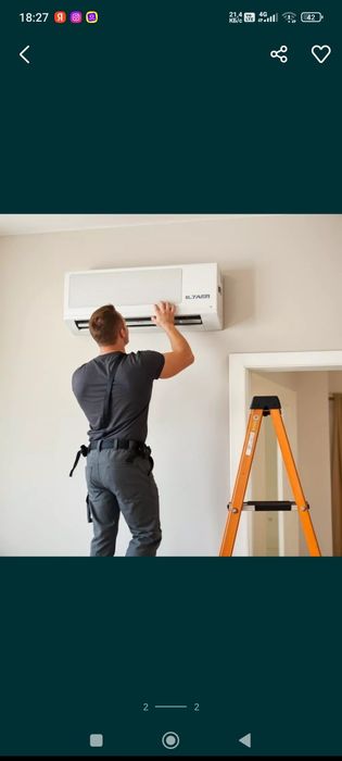 Установка кондиционер тв приставка домофон