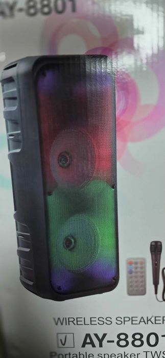 Преносим високоговорител Inovalley, Bluetooth, Акумулаторна батерия