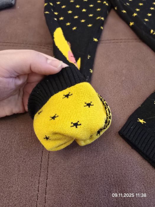 Теплые штаны, двойные, на 104см