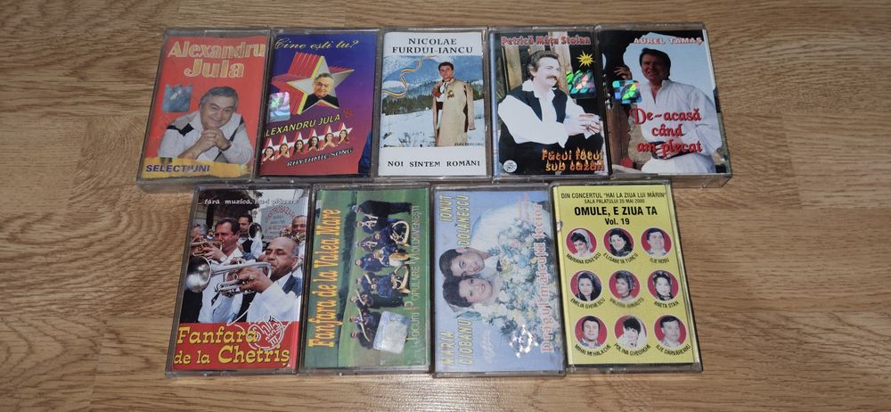 Lot 9 casete audio : Jula, Loghin, Stoian, fanfara