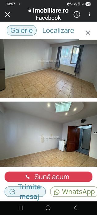 Pt.închiriat garsonierã Sibiu str.Stefan cel mare /Henry Coandã(acces dublu) — fotografia 1