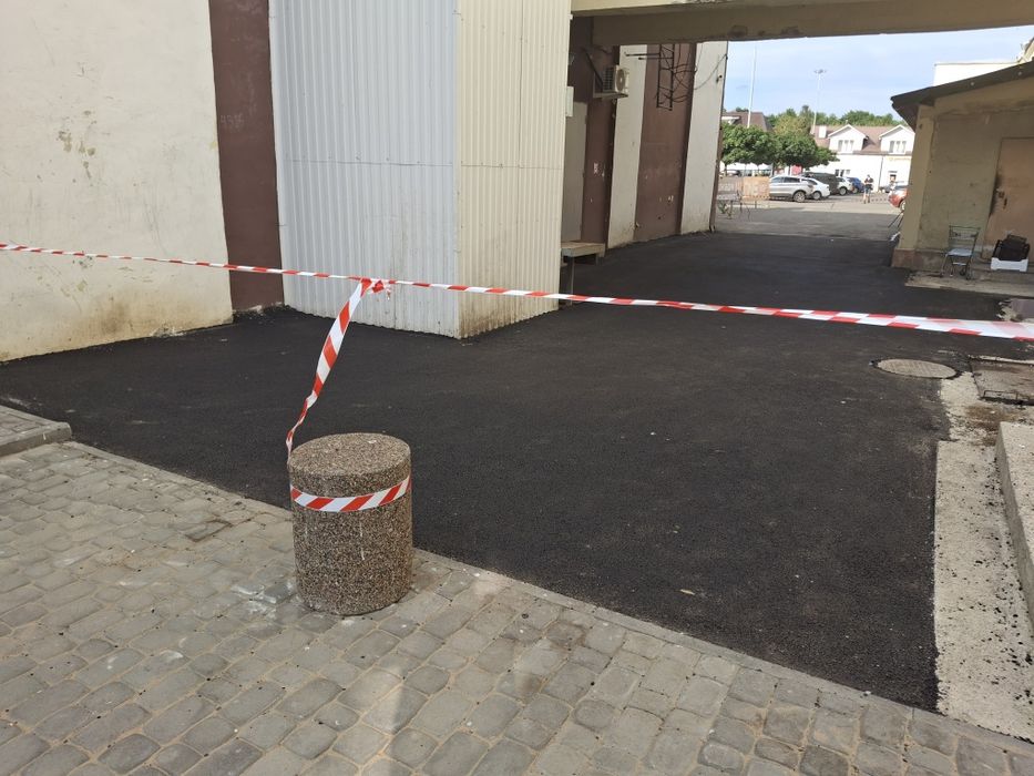 Асфальтирование, укладка асфальта