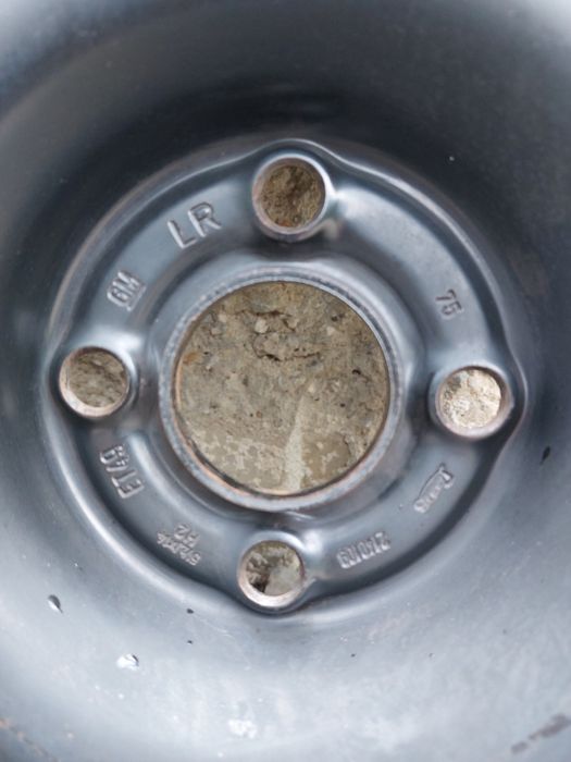4 броя железни джанти 14" 4×100  за Opel