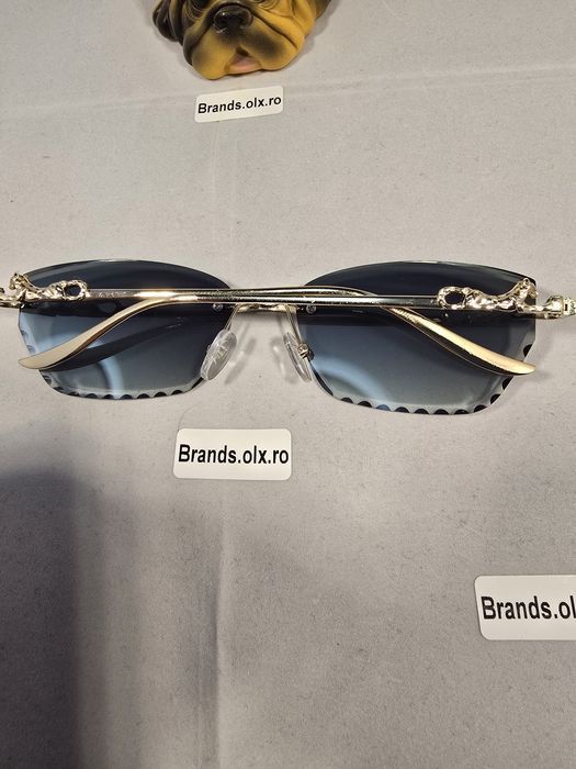 Ochelari de soare Cartier Diamond Cut Green, made in Italy