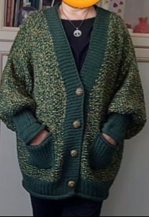 Кардиган связано спицами