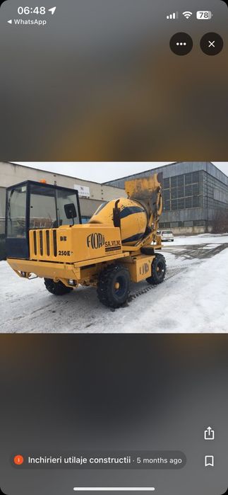 Închiriere utilaje constructii