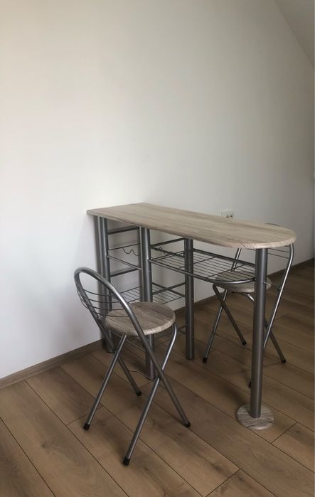 Set masă bucătărie cu 2 scaune 120 cm lungime x 40 cm lățime x 88 cm înălțime