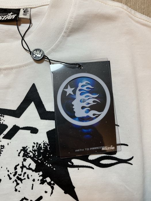 Hellstar long sleeve,хеллстар лонг слив,кофта,белая