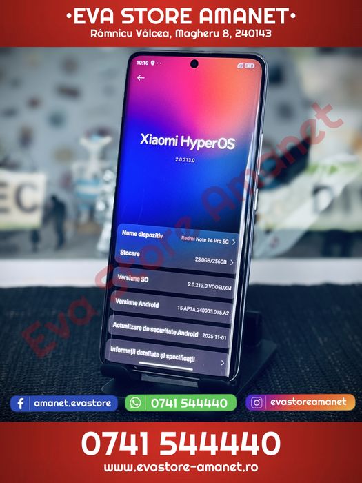 XIAOMI Redmi Note 14 Pro 5G Lavender Purple 256GB 8GB RAM Dual SIM