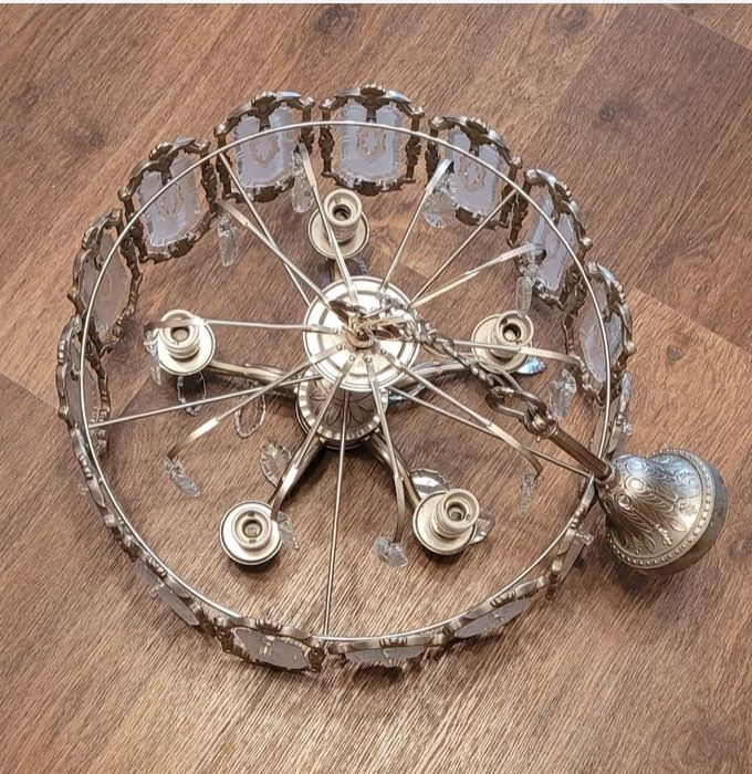 Люстра хрустальная Чехословакия