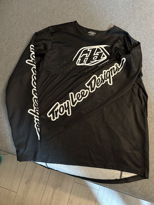 Tricou bicicleta Troy Lee Designs Sprint Icon Black downhill/enduro/mt