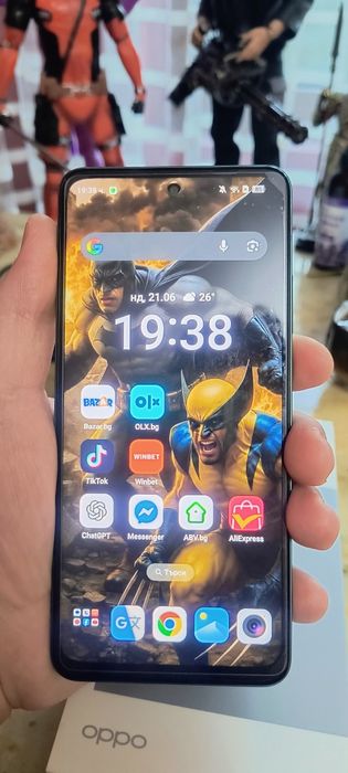 Телефон Oppo A5 5 G пълен комплект с кутия