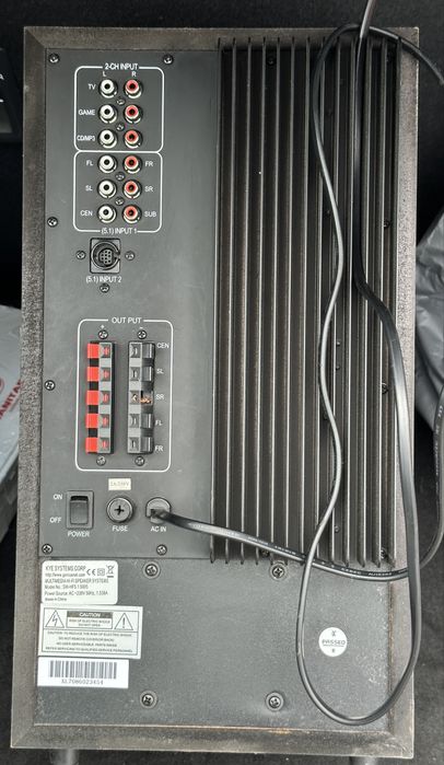 Genius 5.1 - Doar Subwoofer. Telecomanda si cabluri.