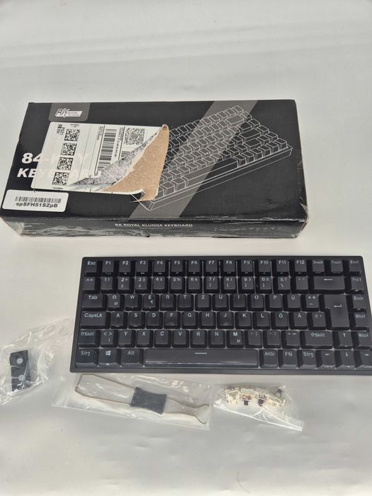Tastatura Mecanica Wireless Royal Kludge RK84 RGB (Brown Switch)