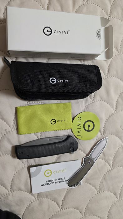 Нож Civivi Conspirator Nitro-V Micarta Black