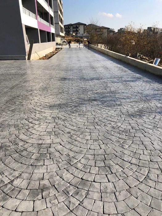 # beton amprentat si elicopterizat #pavaj din beton amprentat