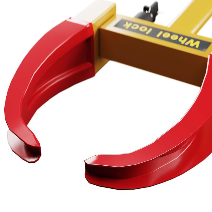 Blocator roata auto universal cu lacat de siguranta antifurt din otel