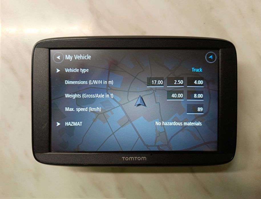 GPS camion TIR Tomtom Via 62 6 inch full Europe Truck 2025