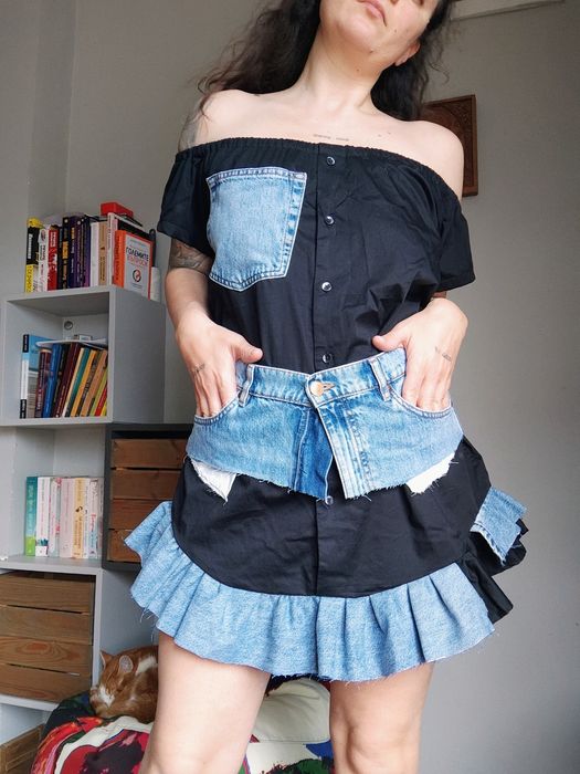 Рокля Off-Shoulder