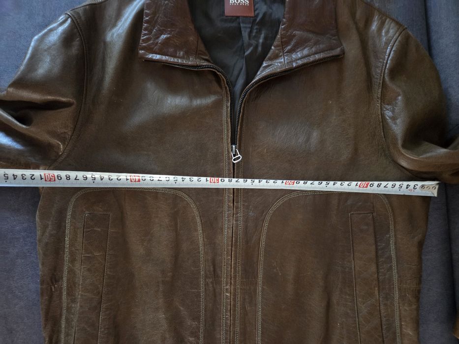 Geaca de piele naturala barbati Hugo Boss