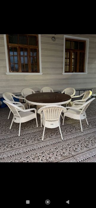 : Rotang mebellari to'plami / Hovli va barlar uchun / Sifatli