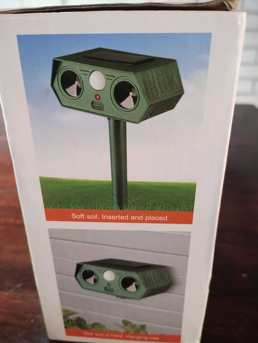 Нов външен солар за прогонване на животни в градината