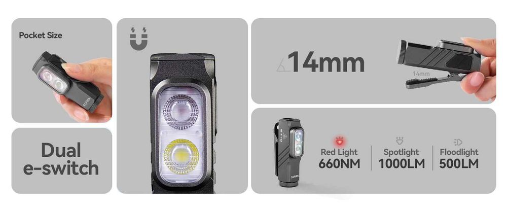 Mini SOFIRN ST10 (AA/14500)