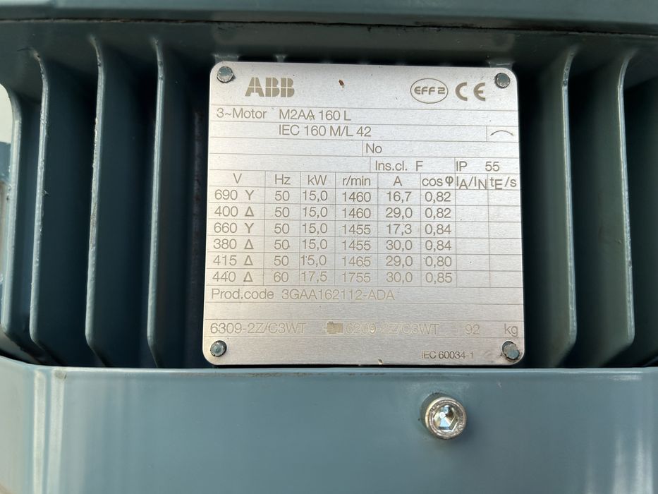 Електромотор ABB 15 kW