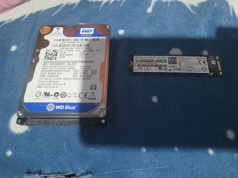 Vand 2 harduri! HDD SI SSD m2 nvme !