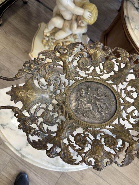 Fructiera baroc din bronz masiv