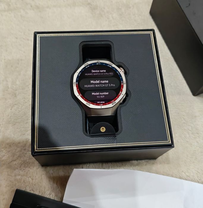 Huawei watch gt 5 pro curea titanium  garanție emag