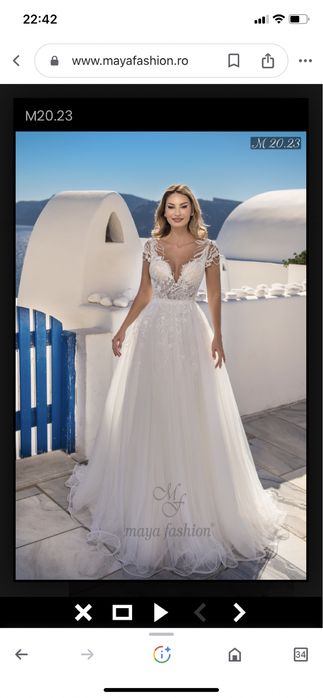 Rochie de mireasă Maya Fashion Colecția 2023