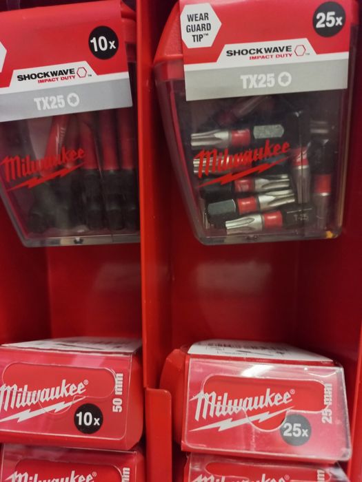 Накрайници, Ударни Битове Milwaukee