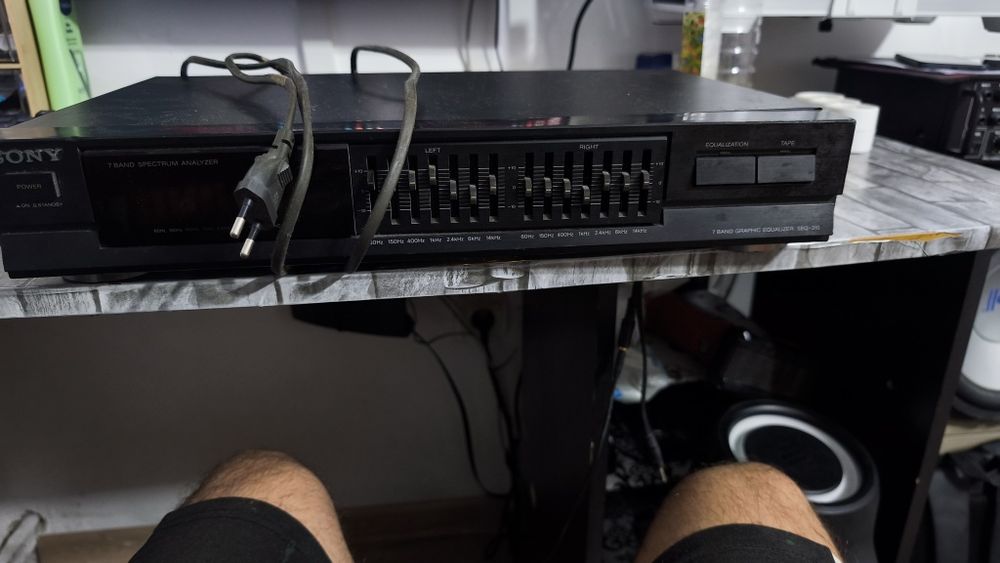 Egalizator Sony sec 310 made in Japan, boxe Eltax titanium sat