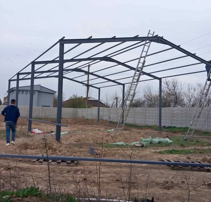 Vand structura metalica 10x10x4h ideală pt vulcanizare