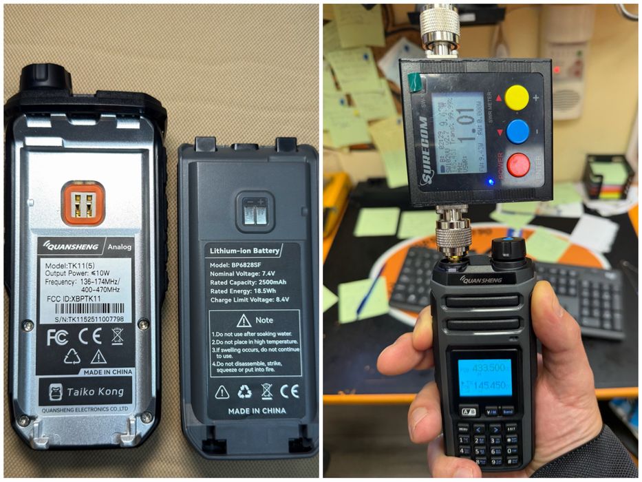 Quansheng TK 11 Taiko kong multi band radiostation walkie talkie радио