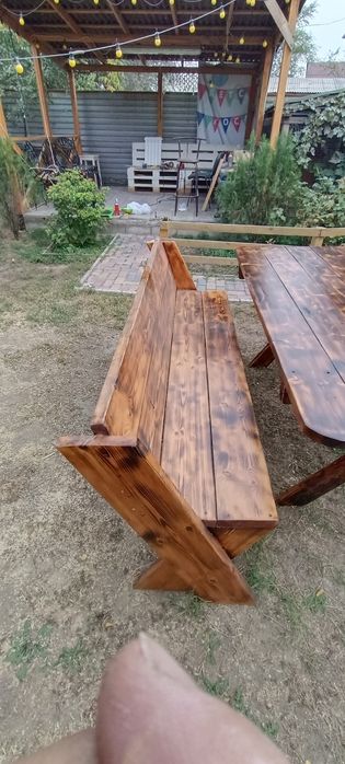 Комплект стол и лавка