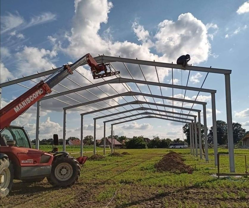 Vand hala metalică structura 12x35h4,5m