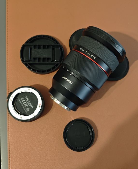 Samyang 24 70 Sony FE plus filtru și dock