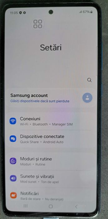 Samsung Galaxy A72 Dual SIM, culoare albastru deschis (Awesome Blue) memorie de128GB, 6GB RAM – Ca Nou, Pachet Complet, Unic Proprietar
