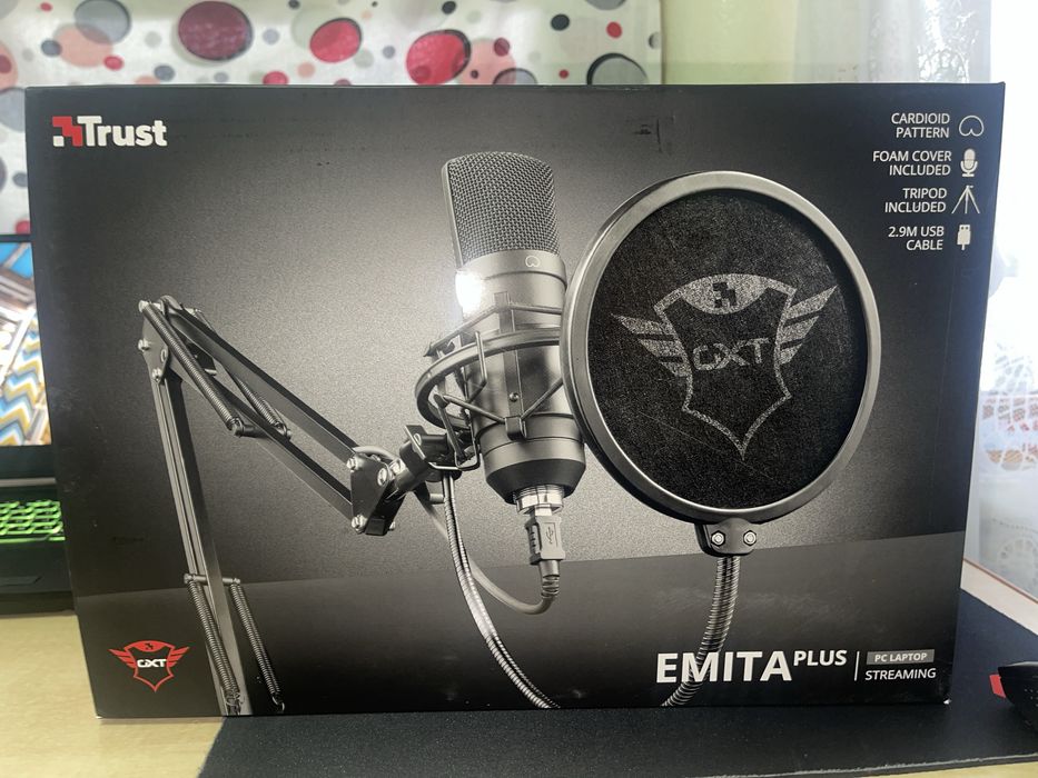 Microfon Trust Gaming GXT 252+ Emita Plus