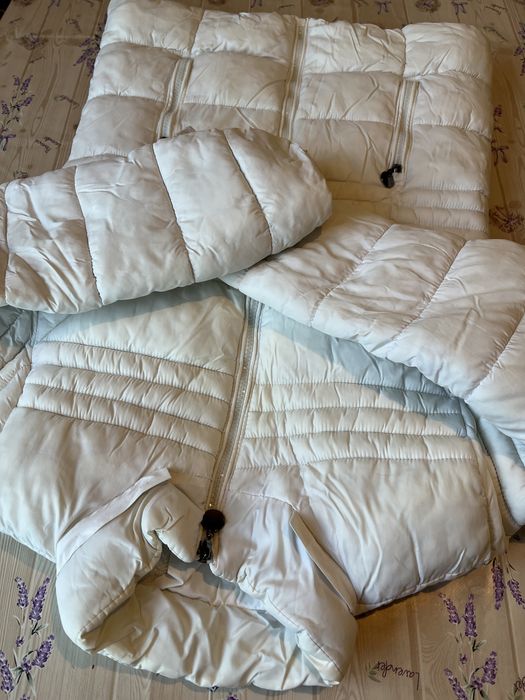 Черно, бяло и сиво яке