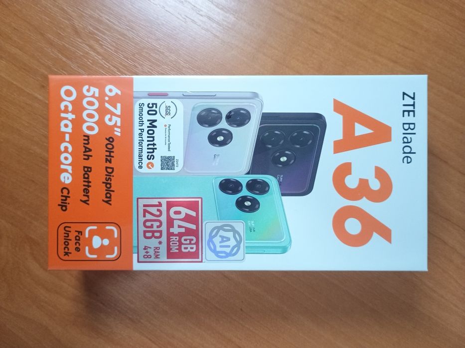 Смартфон ZTE Blade A36.